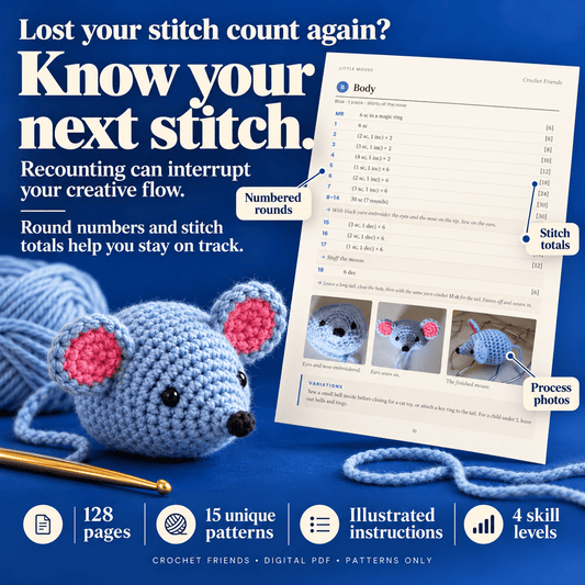 Crochet Friends – 15 Amigurumi Patterns | PDF in 5 Languages