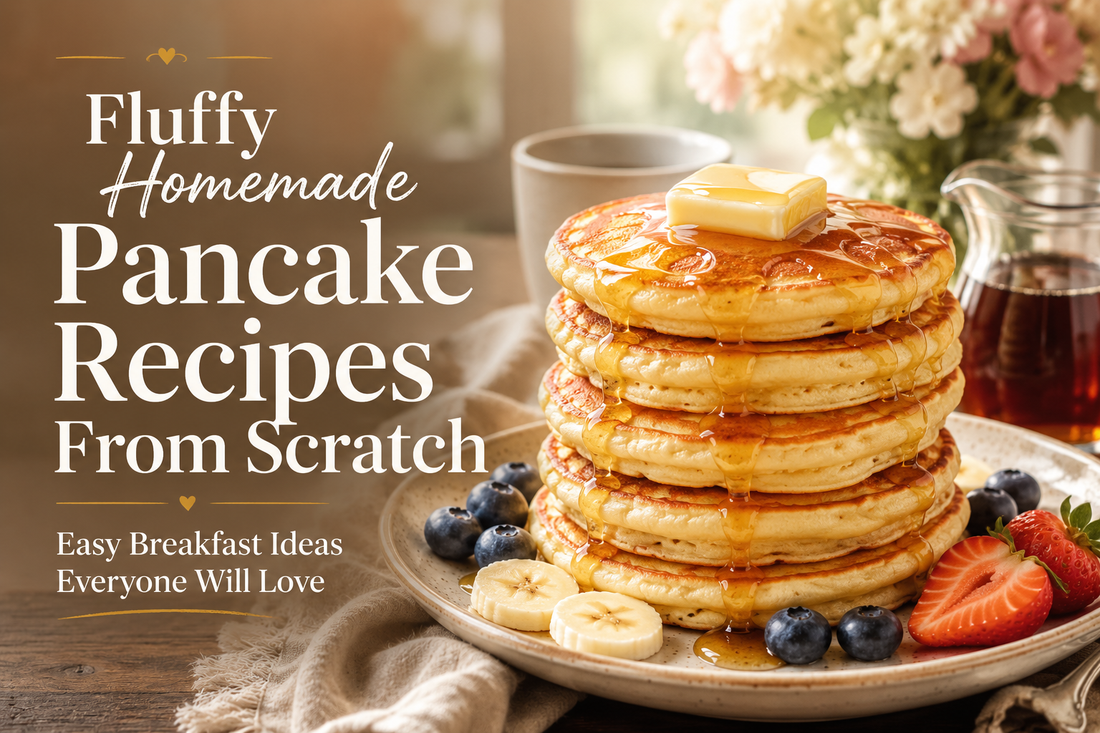 Fluffy Homemade Pancake Recipes From Scratch: Easy Breakfast Ideas Everyone Will Love