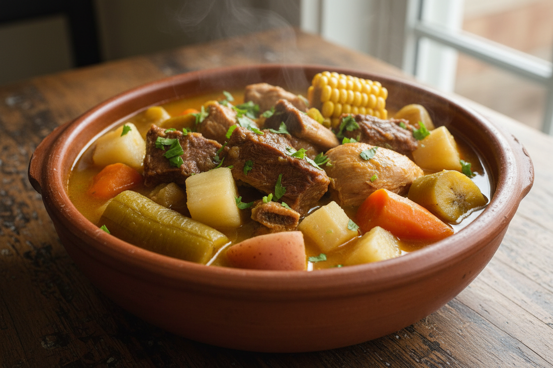 Puerto Rican Sancocho Recipe: Hearty Beef, Root Vegetable and Plantain Stew