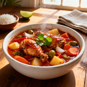 Authentic Puerto Rican dish from the cookbook